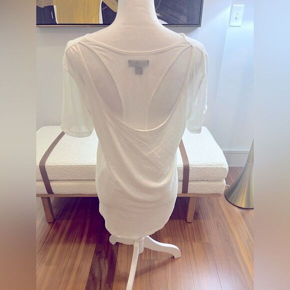 cardigan women’s white tee size Small - Picture 5 of 7
